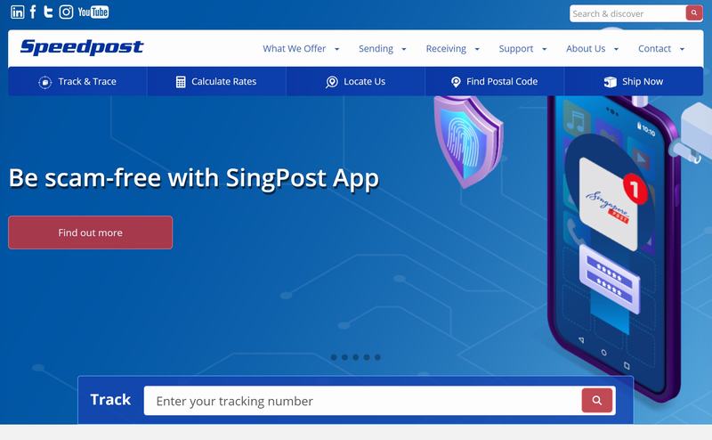 speedpost track and trace